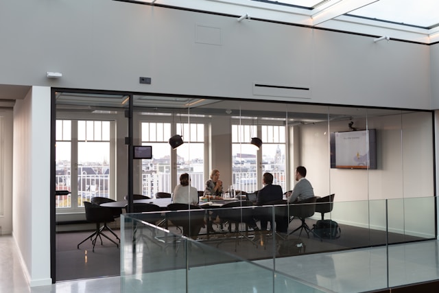 Workspace and team collaboration photograph